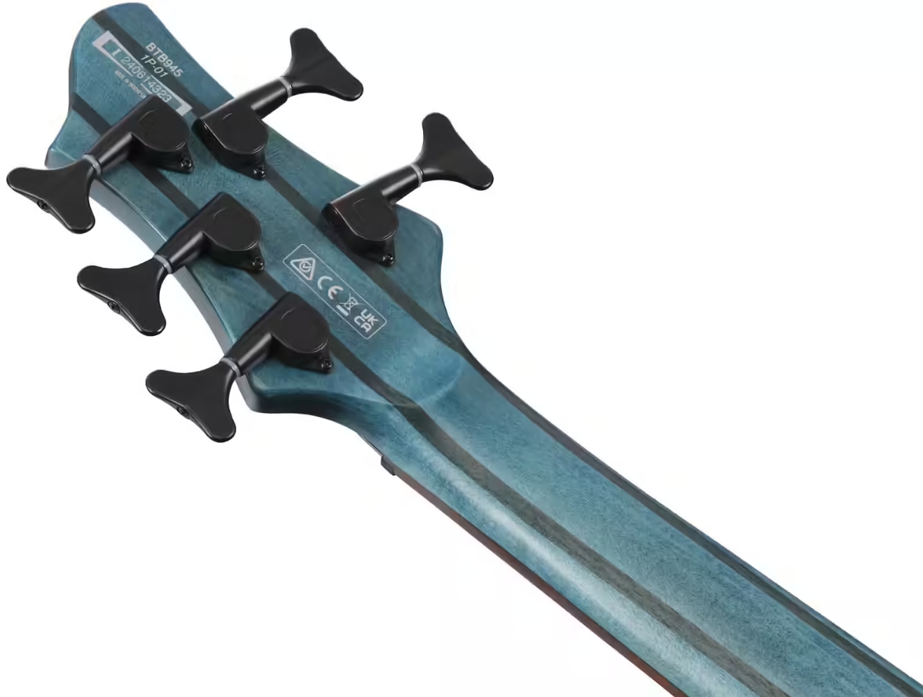 Ibanez Btb945 Col Standard 5c Active Eb - Cosmic Blue Low Gloss - Basse Électrique Solid Body - Variation 4