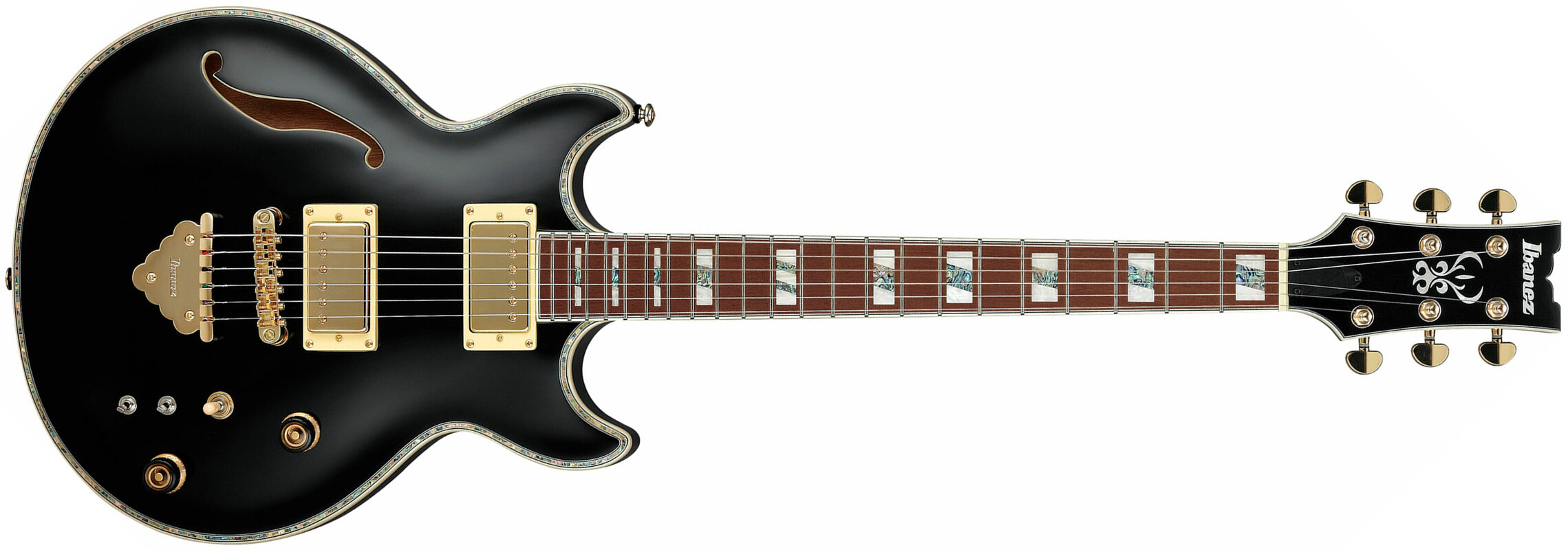 Ibanez Ar520h Bk Standard Hh Ht Jat - Black - Guitare Électrique 3/4 Caisse & Jazz - Main picture