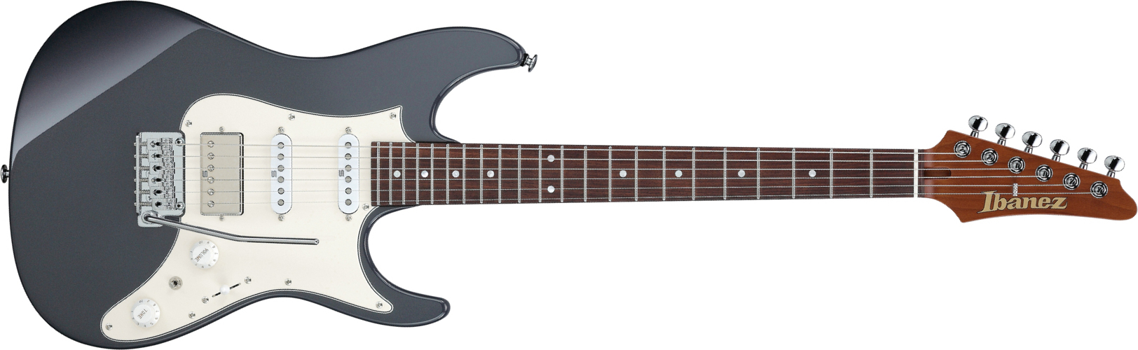 Ibanez Az2204nw Prestige Hss Trem Rw - Gray Metallic - Guitare Électrique Forme Str - Main picture