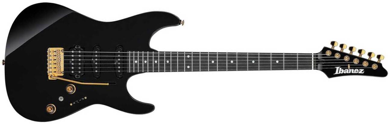 Ibanez Az26p1 Bk Premium Hss Seymour Duncan Trem Eb - Black - Guitare Électrique Forme Str - Main picture