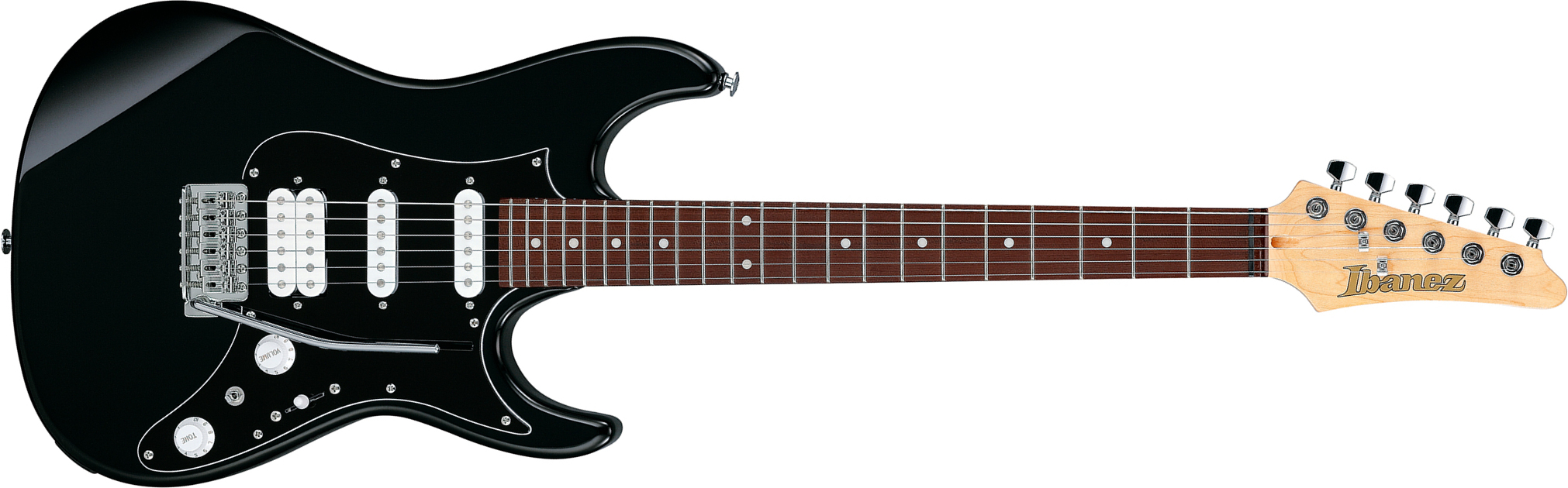 Ibanez Azes40b Bbk Standard Hss Trem Jat - Black - Guitare Électrique Forme Str - Main picture