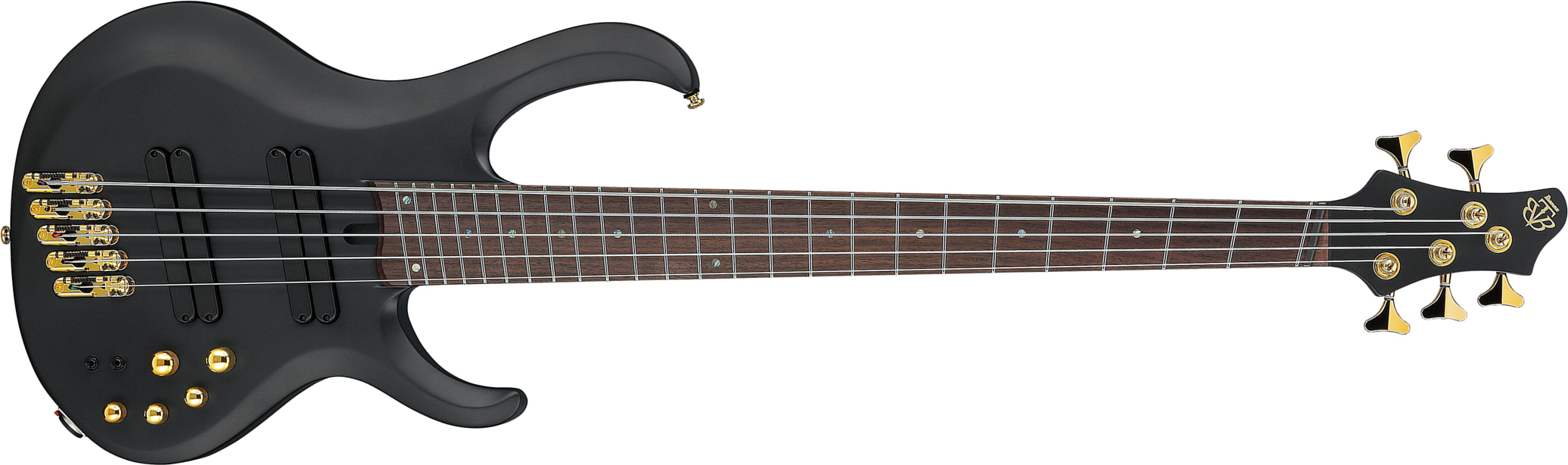Ibanez Btb605lm Bkf Workshop 5c Multiscale Active Rw - Black Flat - Basse Électrique Solid Body - Main picture