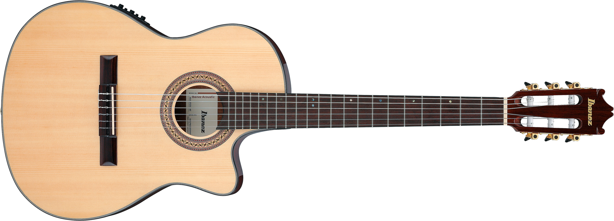Ibanez Ga35tce Nt 4/4 Epicea Sapele Rw - Natural - Guitare Classique Format 4/4 - Main picture
