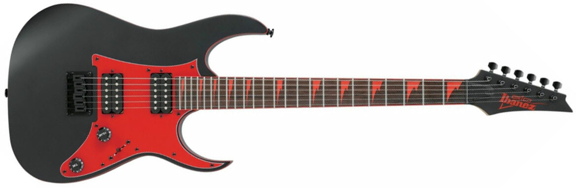 Ibanez Grg131dx Bkf Gio Hh Ht Nzp - Black Flat - Guitare Électrique Forme Str - Main picture
