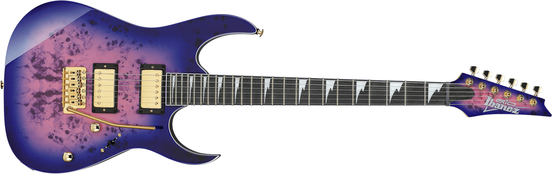 Ibanez Grg220pa Rlb Gio 2h Trem Pur - Royal Purple Burst - Guitare Électrique Forme Str - Main picture
