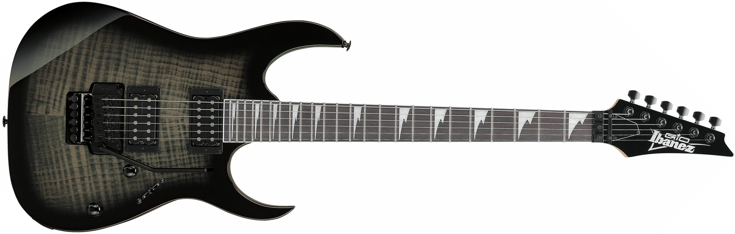 Ibanez Grg320fa Tks Gio 2h Fr Pur - Transparent Black Sunburst - Guitare Électrique Forme Str - Main picture