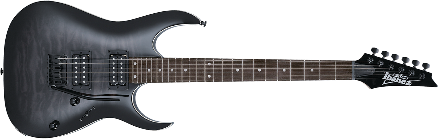 Ibanez Grga120qa Tks Gio 2h Trem Pur - Transparent Black Sunburst - Guitare Électrique Forme Str - Main picture