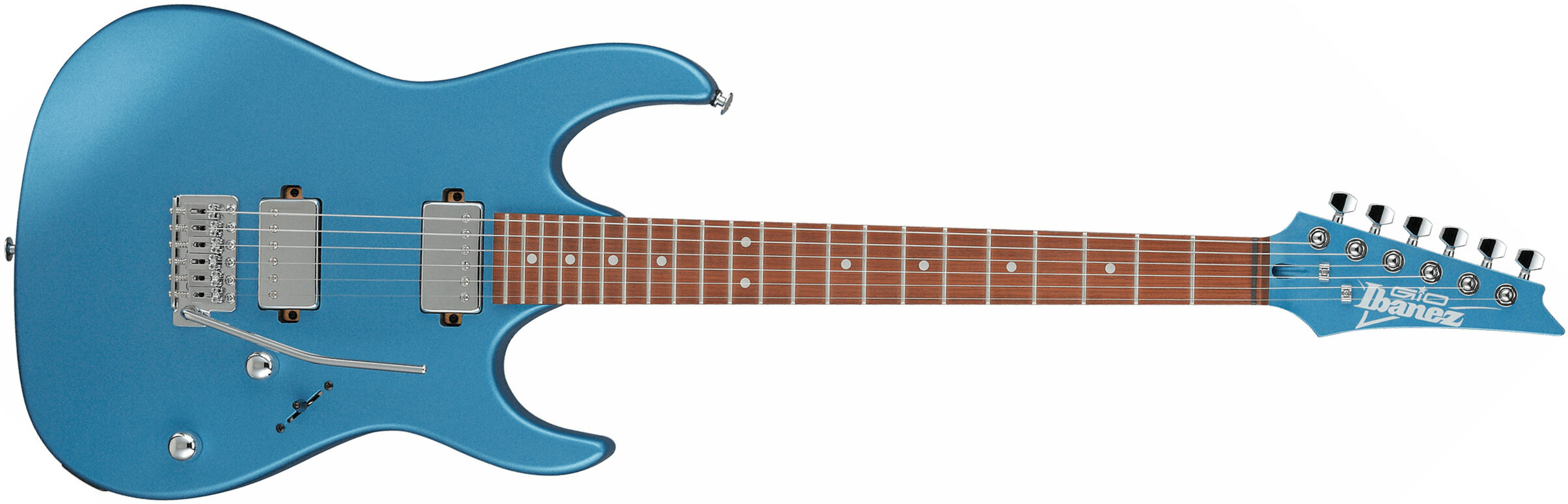 Ibanez Grx120sp Mlm Gio 2h Trem Jat - Metallic Light Blue Matte - Guitare Électrique Forme Str - Main picture