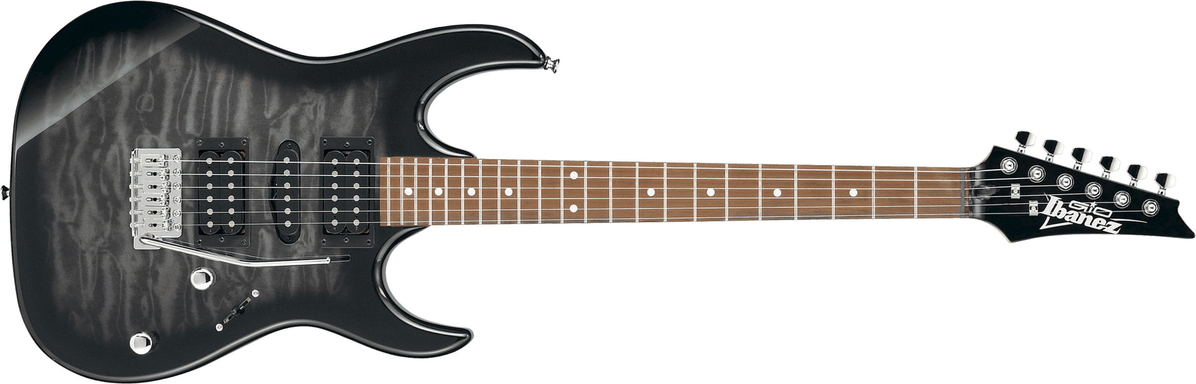 Ibanez Grx70qa Tks Gio Hsh Trem Nzp - Transparent Black Sunburst - Guitare Électrique Forme Str - Main picture