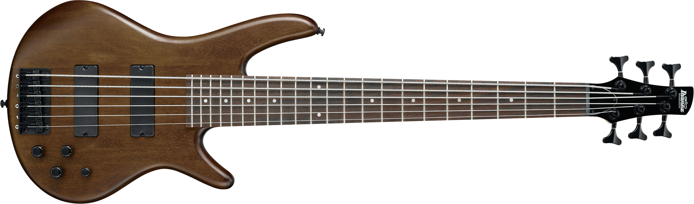 Ibanez Gsr206b Wnf Gio 6c Active Jat - Walnut Flat - Basse Électrique Solid Body - Main picture