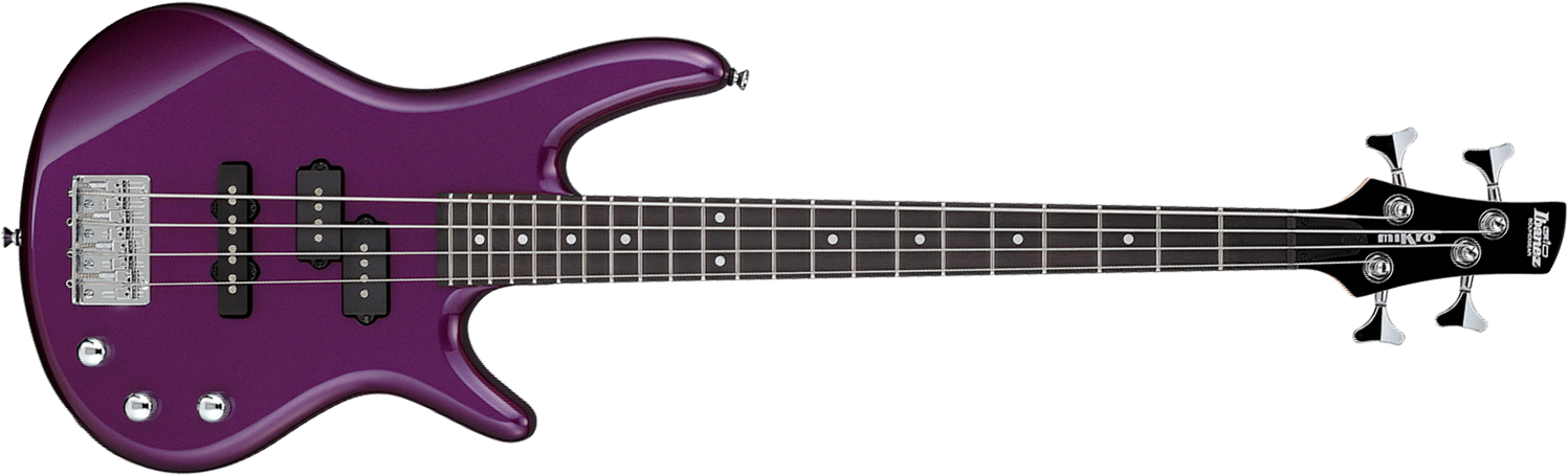 Ibanez Gsrm20 Mpl Mikro Gio Pur - Metallic Purple - Basse Électrique Enfants - Main picture