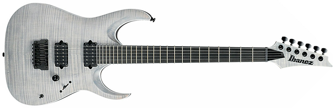 Ibanez Iron Label Rgaix6fm Wff Hh Dimarzio Ht Eb - White Frost Flat - Guitare Électrique Forme Str - Main picture