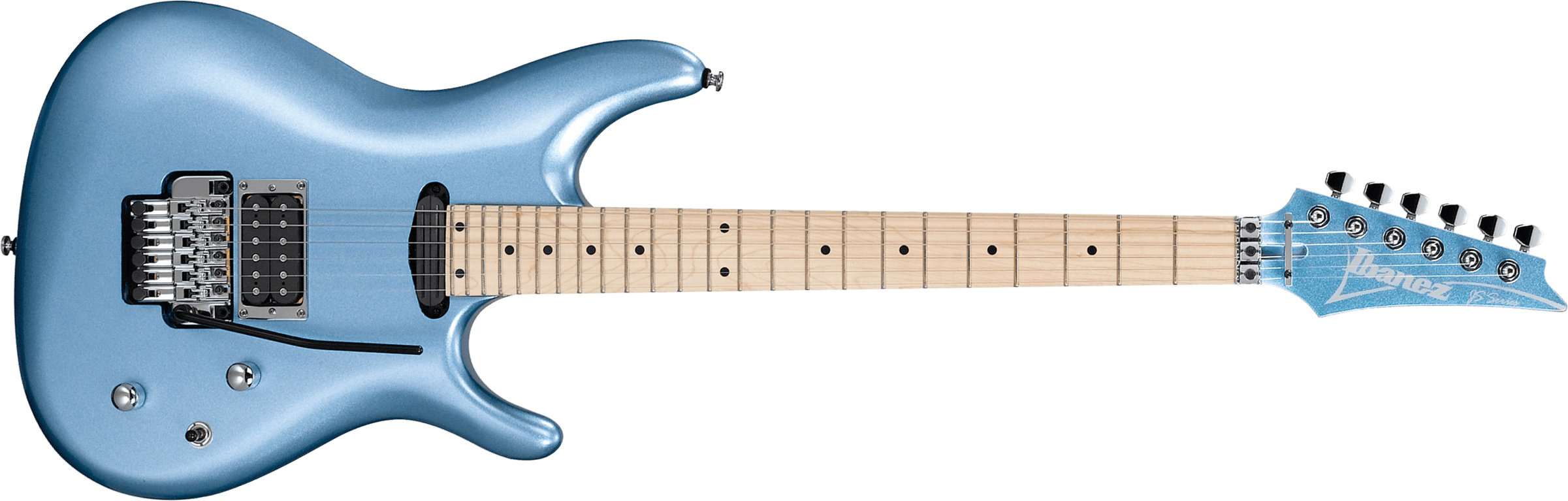 Ibanez Joe Satriani Js140m Sdl Signature Hst Fr Mn - Soda Blue - Guitare Électrique Forme Str - Main picture