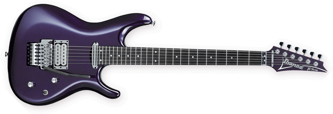 Ibanez Joe Satriani Js2450 Mcp Prestige Japon Hst Fr Rw - Muscle Car Purple - Guitare Électrique Forme Str - Main picture
