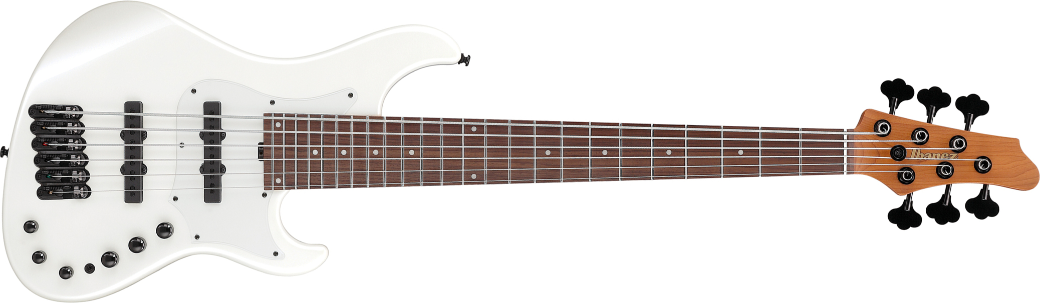 Ibanez Mdm1006 Pw Mode 6c Active Rw - Pearl White - Basse Électrique Solid Body - Main picture