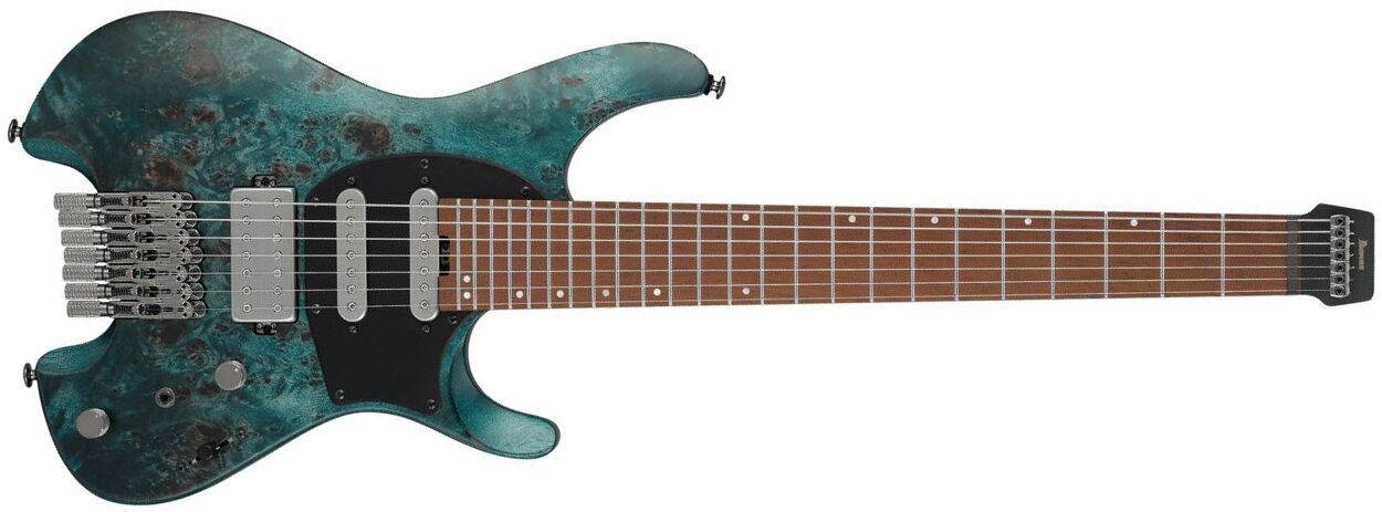 Ibanez Q547pb Col Quest Standard 7c Hss Ht Mn - Cosmic Blue Low Gloss - Guitare Électrique Voyage - Main picture