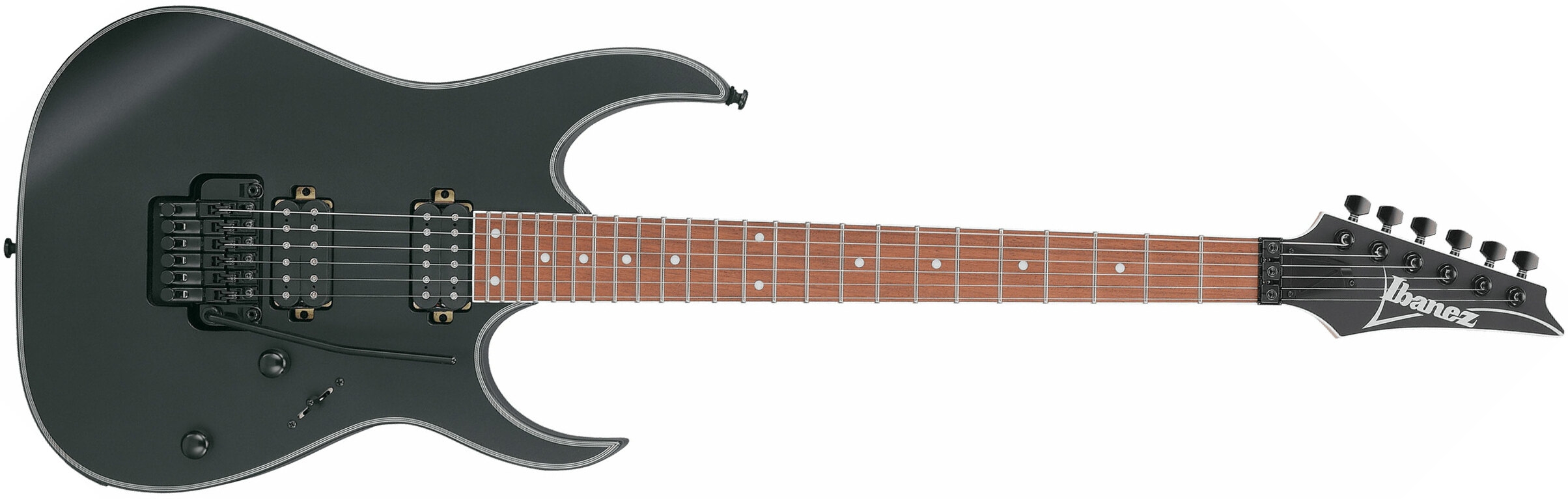 Ibanez Rg420ex Bkf Standard 2h Fr Jat - Black Flat - Guitare Électrique Forme Str - Main picture