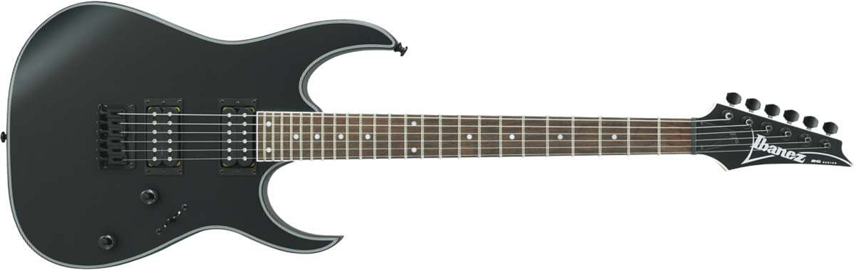 Ibanez Rg421ex Bkf Standard Hh Ht Jat - Black Flat - Guitare Électrique Forme Str - Main picture