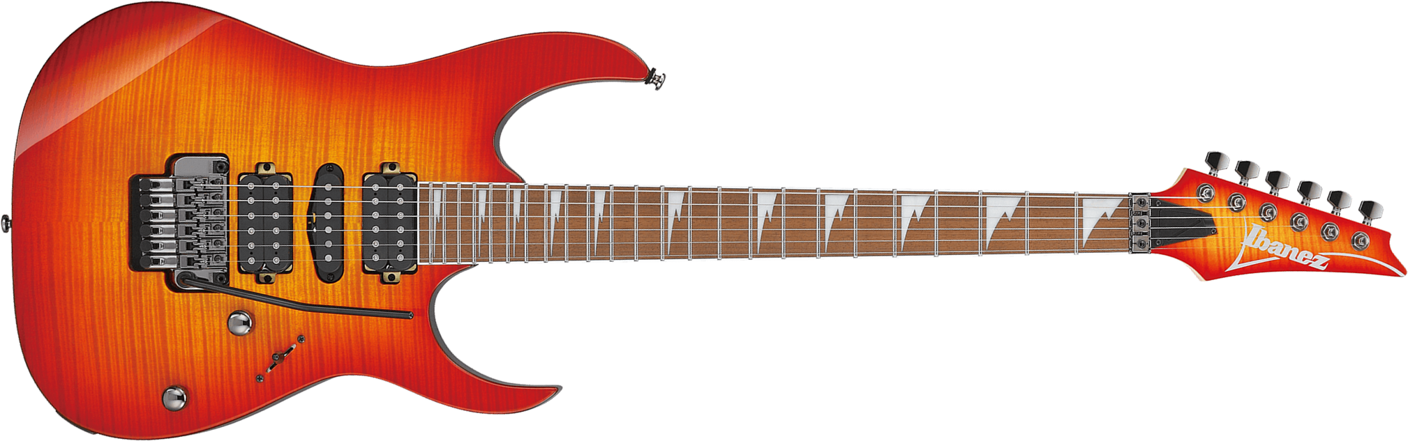 Ibanez Rg470dxfm Cs Standard Hsh Fr Jat - Cherry Sunburst - Guitare Électrique Forme Str - Main picture