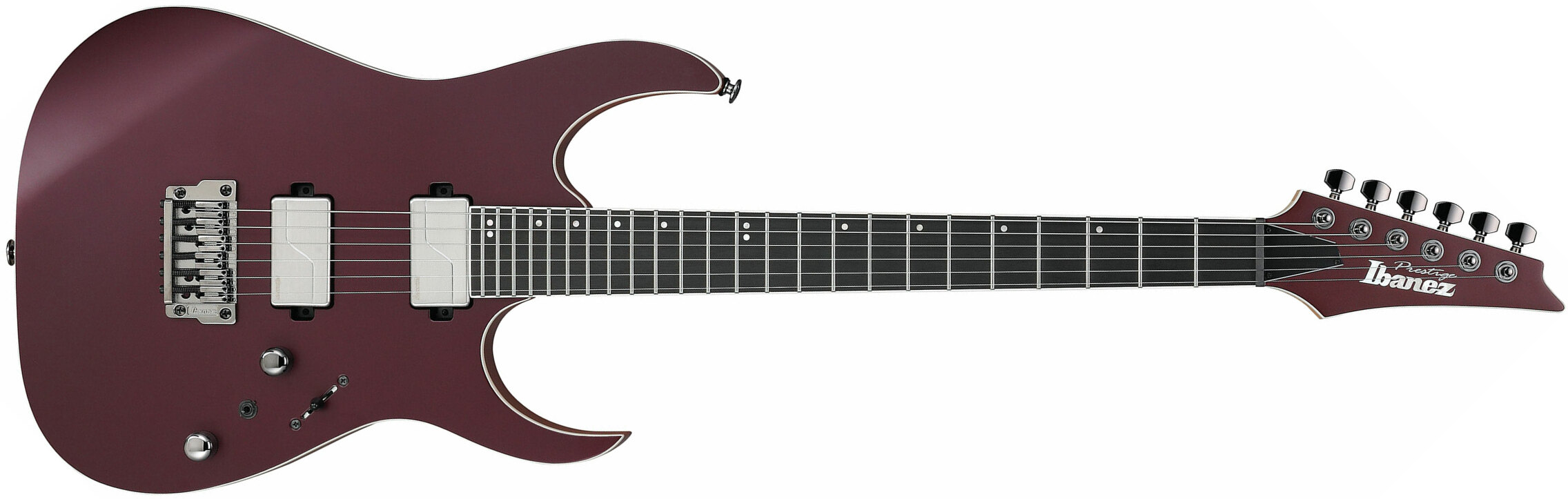 Ibanez Rg5121 Bcf Prestige Jap Hh Fishman Fluence Ht Eb - Burgundy Metallic Flat - Guitare Électrique Forme Str - Main picture