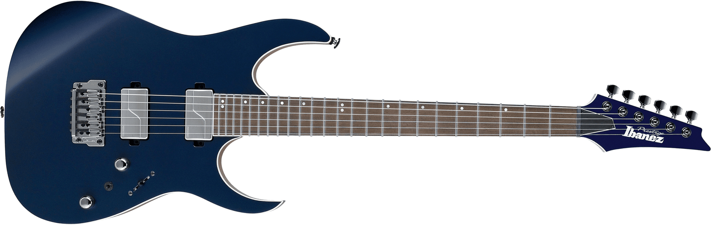 Ibanez Rg5121 Dbf Prestige Jap Hh Fishman Fluence Ht Eb - Dark Tide Blue Flat - Guitare Électrique Forme Str - Main picture