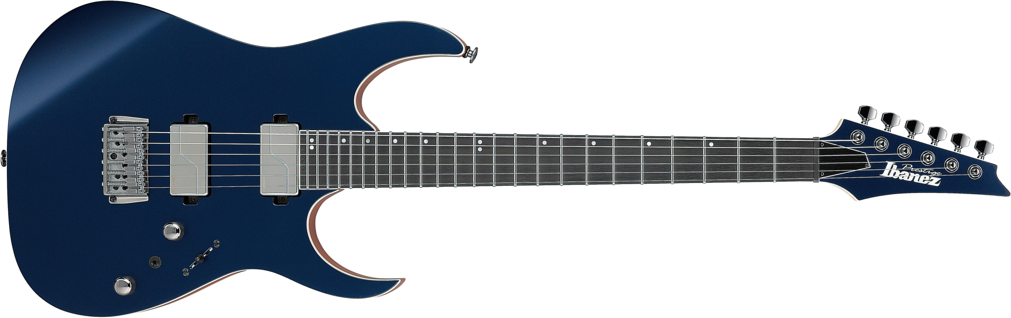 Ibanez Rg5121r Dbf Prestige Jap 2h Fishman Fluence  Ht Rw - Dark Tide Blue Flat - Guitare Électrique Forme Str - Main picture