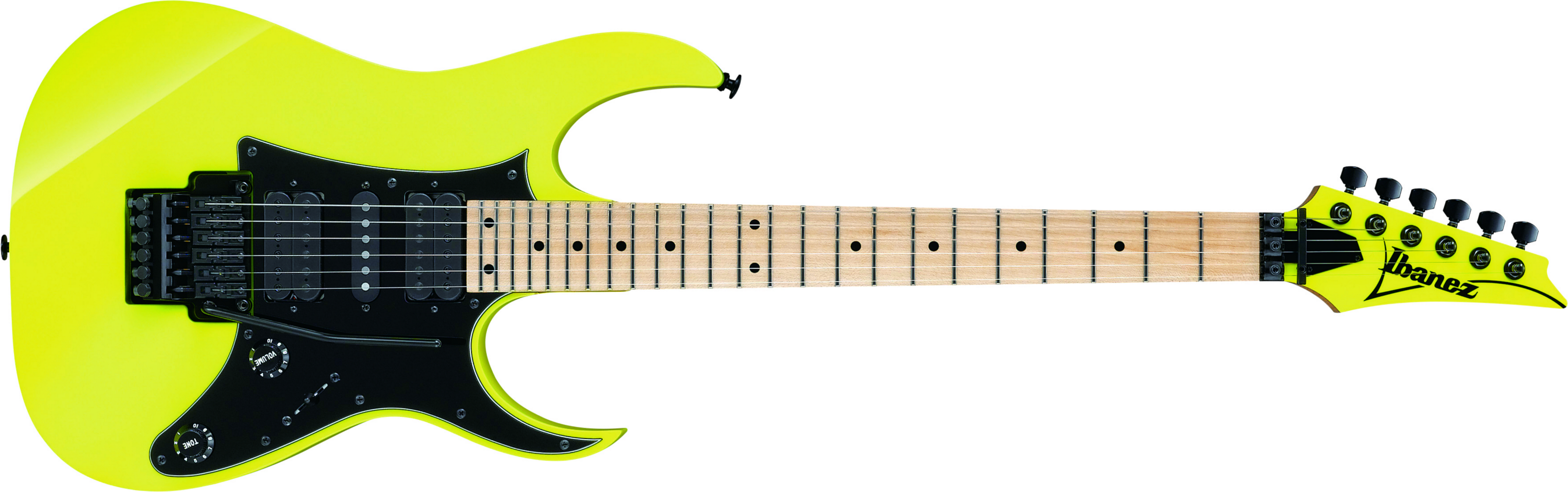 Ibanez Rg550 Dy Genesis Japon Hsh Fr Mn - Desert Sun Yellow - Guitare Électrique Forme Str - Main picture