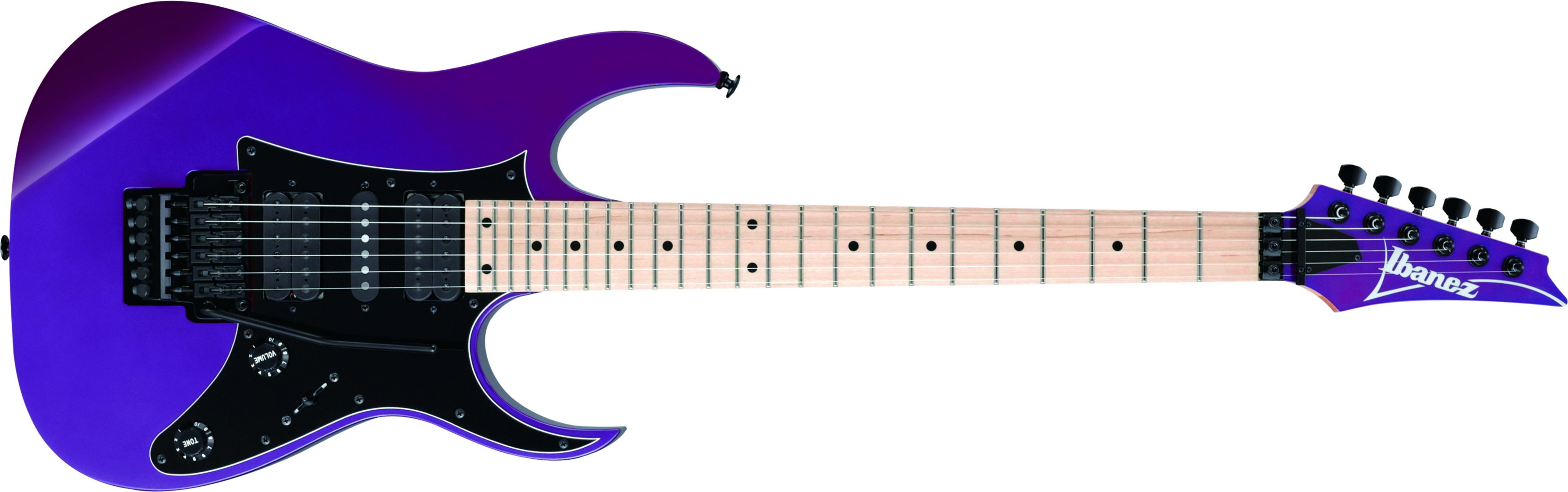 Ibanez Rg550 Pn Genesis Japon Hsh Fr Mn - Purple Neon - Guitare Électrique Forme Str - Main picture