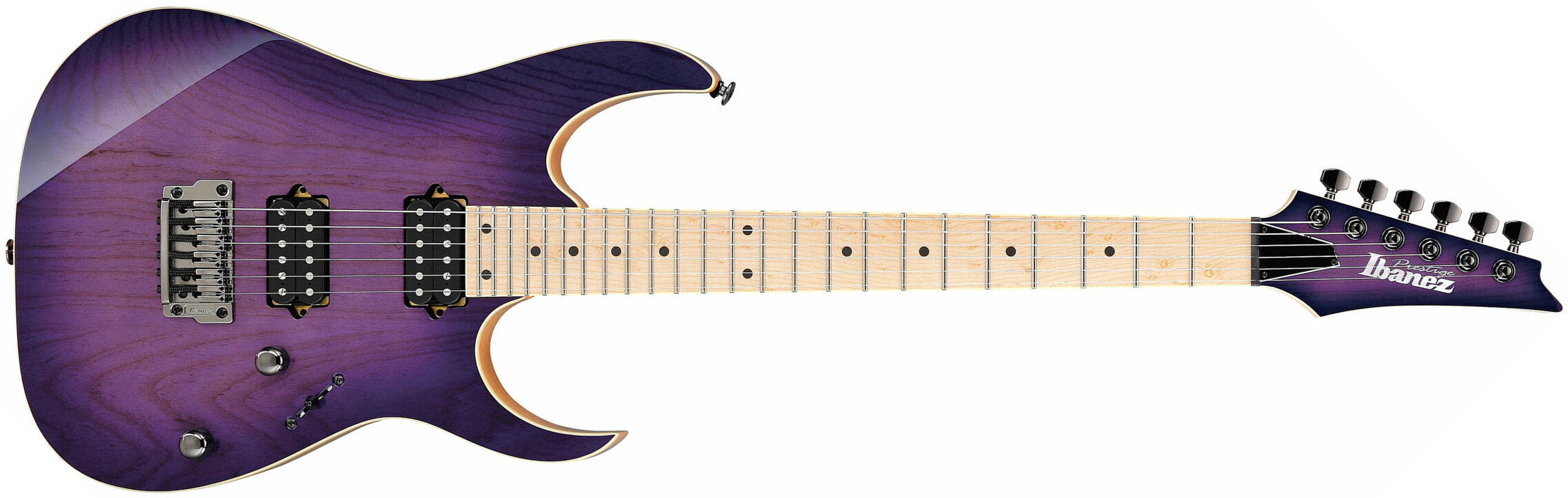 Ibanez Rg652ahmfx Rpb Prestige Jap Hh Dimarzio Ht Mn - Royal Plum Burst - Guitare Électrique Forme Str - Main picture