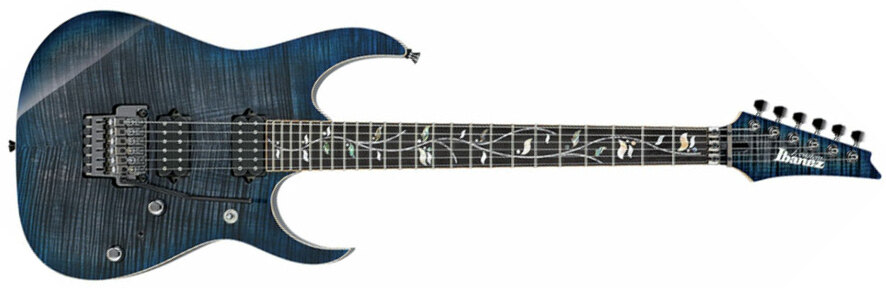 Ibanez Rg8520 Sde Prestige Japon Hh Dimarzio Fr Eb +etui - Sodalite - Guitare Électrique Forme Str - Main picture
