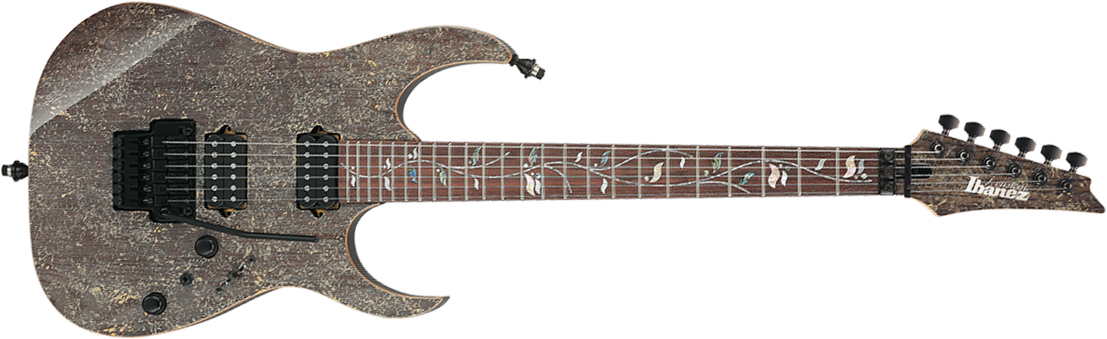 Ibanez Rg8620 Bqz J.custom Jap 2h Dimarzio Fr Eb - Black Quartz - Guitare Électrique Forme Str - Main picture