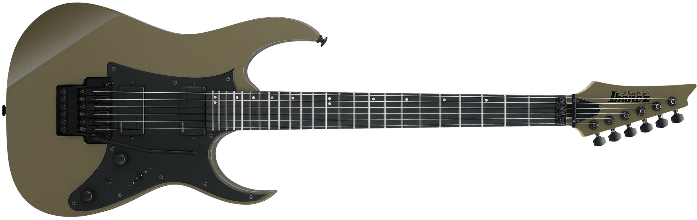 Ibanez Rgr5130 Km Prestige Jap 2h Fishman Fluence Modern Fr Eb - Khaki Metallic - Guitare Électrique Forme Str - Main picture