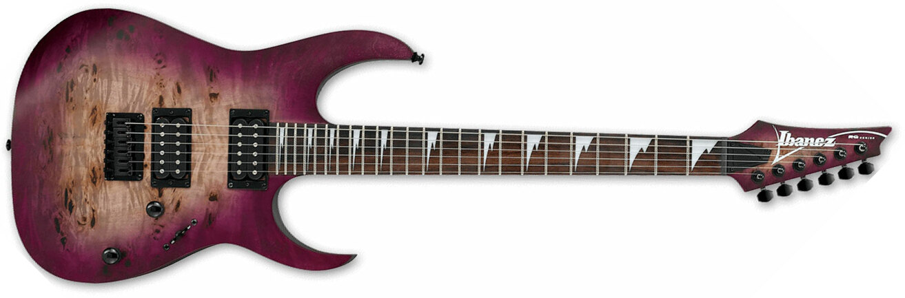 Ibanez Rgrt621dpb Tpf Hh Dimarzio Ht Jat - Transparent Purple Burst - Guitare Électrique Forme Str - Main picture