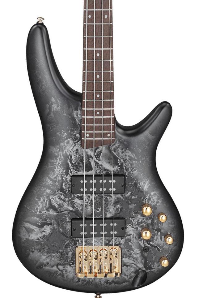 Ibanez Sr300edx Bzm Standard Active Jat - Black Ice Frozen Matte - Basse Électrique Solid Body - Main picture