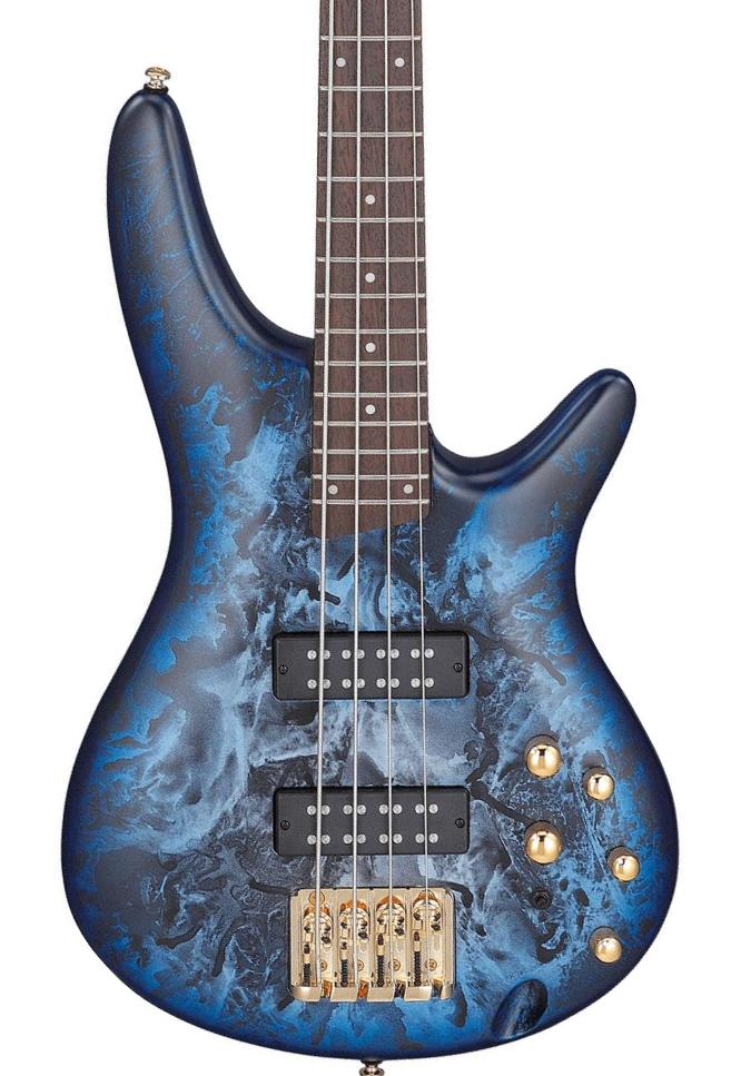 Ibanez Sr300edx Czm Standard Active Jat - Cosmic Blue Frozen Matte - Basse Électrique Solid Body - Main picture