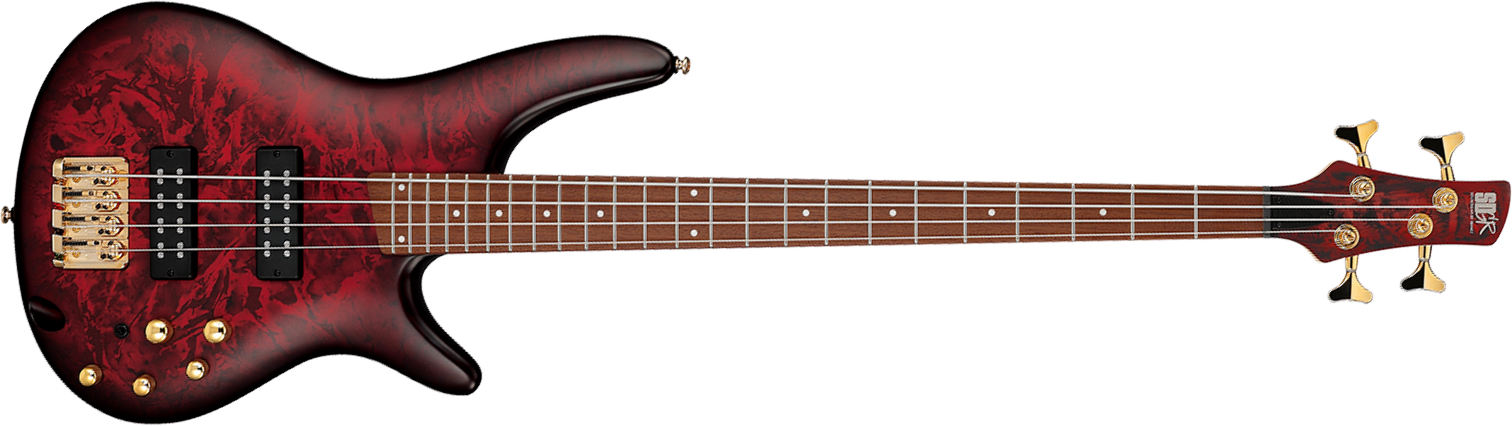 Ibanez Sr300edx Wzm Standard Active Jat - Wine Red Frozen Matte - Basse Électrique Solid Body - Main picture