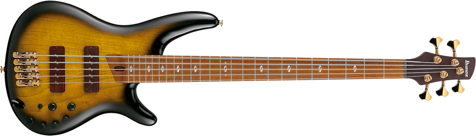 Ibanez Sr4505 Dst Prestige Jap 5c Active Mn - Desert Sunset Burst - Basse Électrique Solid Body - Main picture