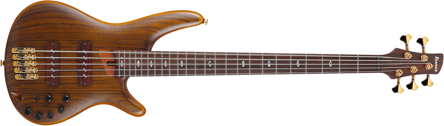 Ibanez Sr5505 Mhf Prestige Jap 5c Active Rw - Mocha Flat - Basse Électrique Solid Body - Main picture