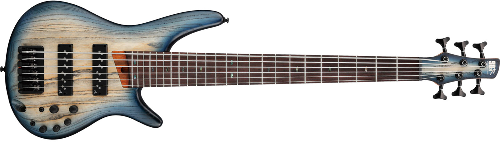 Ibanez Sr606e Ctf Standard 6c Active Rw - Cosmic Blue Starburst Flat - Basse Électrique Solid Body - Main picture