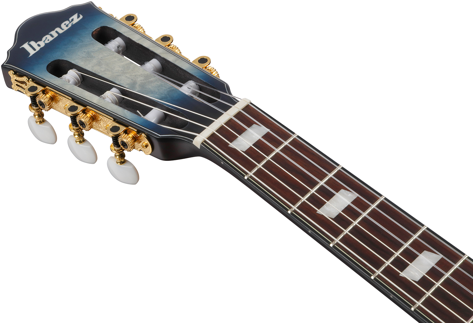 Ibanez Frh20qmn Ctl Fr Hollow Cw Erable Sapele Rw - Cosmic Blue Starburst Low Gloss - Guitare Classique Format 4/4 - Variation 7