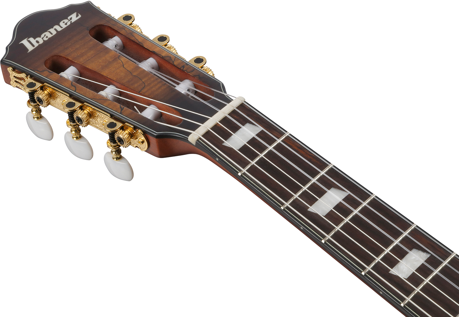 Ibanez Frh20qmn Tcl Fr Hollow Cw Erable Sapele Rw - Tobacco Burst Low Gloss - Guitare Classique Format 4/4 - Variation 7