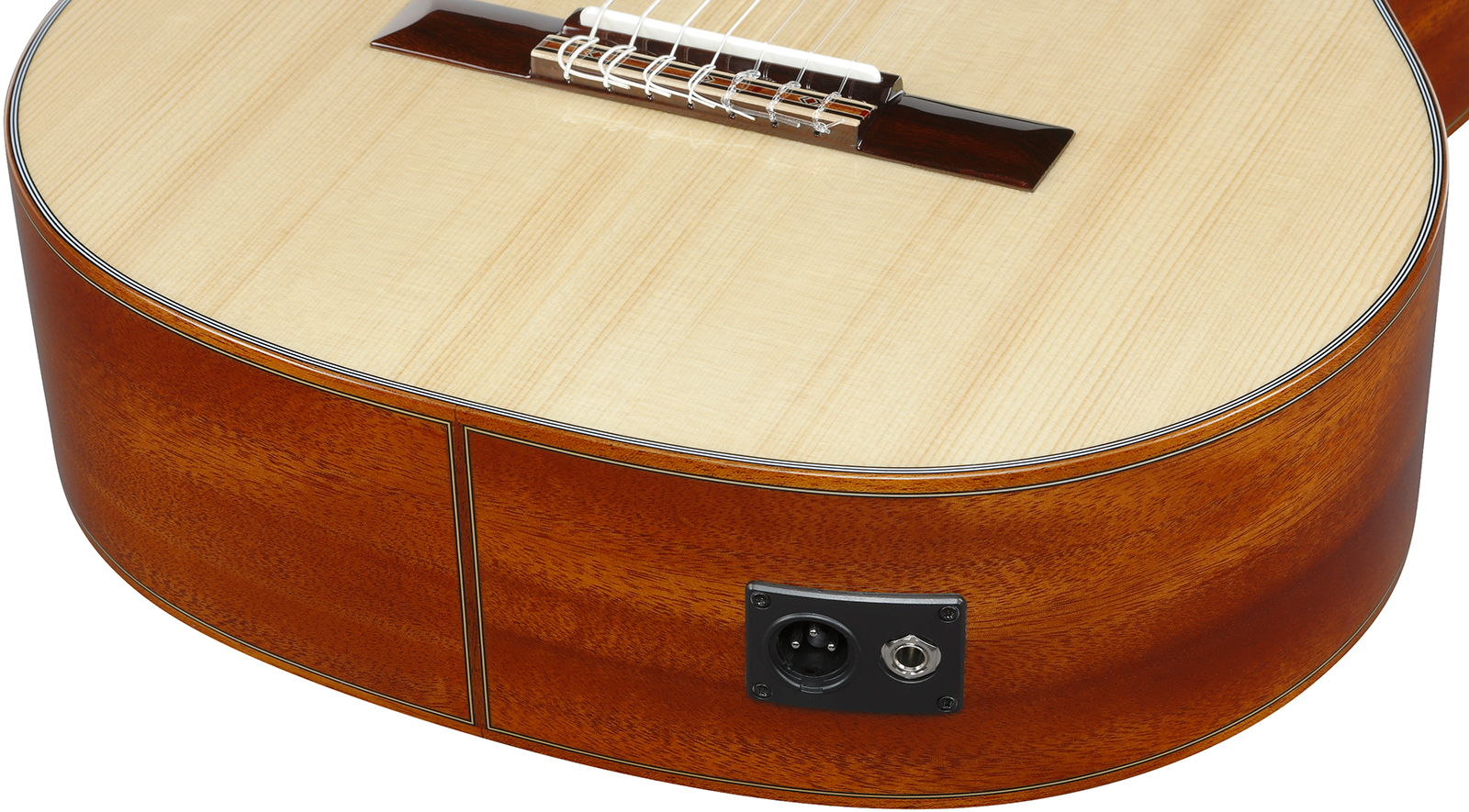 Ibanez Ga3007ce Nt Classical 4/4 7c Epicea Acajou Rw - Natural High Gloss - Guitare Classique Format 4/4 - Variation 4