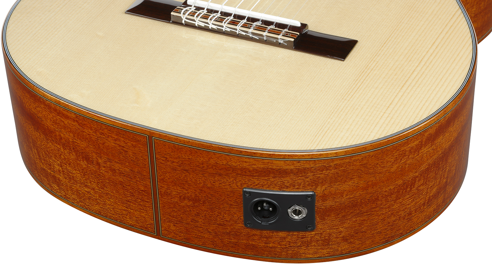 Ibanez Ga3008ce Nt Classical 4/4 8c Epicea Acajou Rw - Natural High Gloss - Guitare Classique Format 4/4 - Variation 4