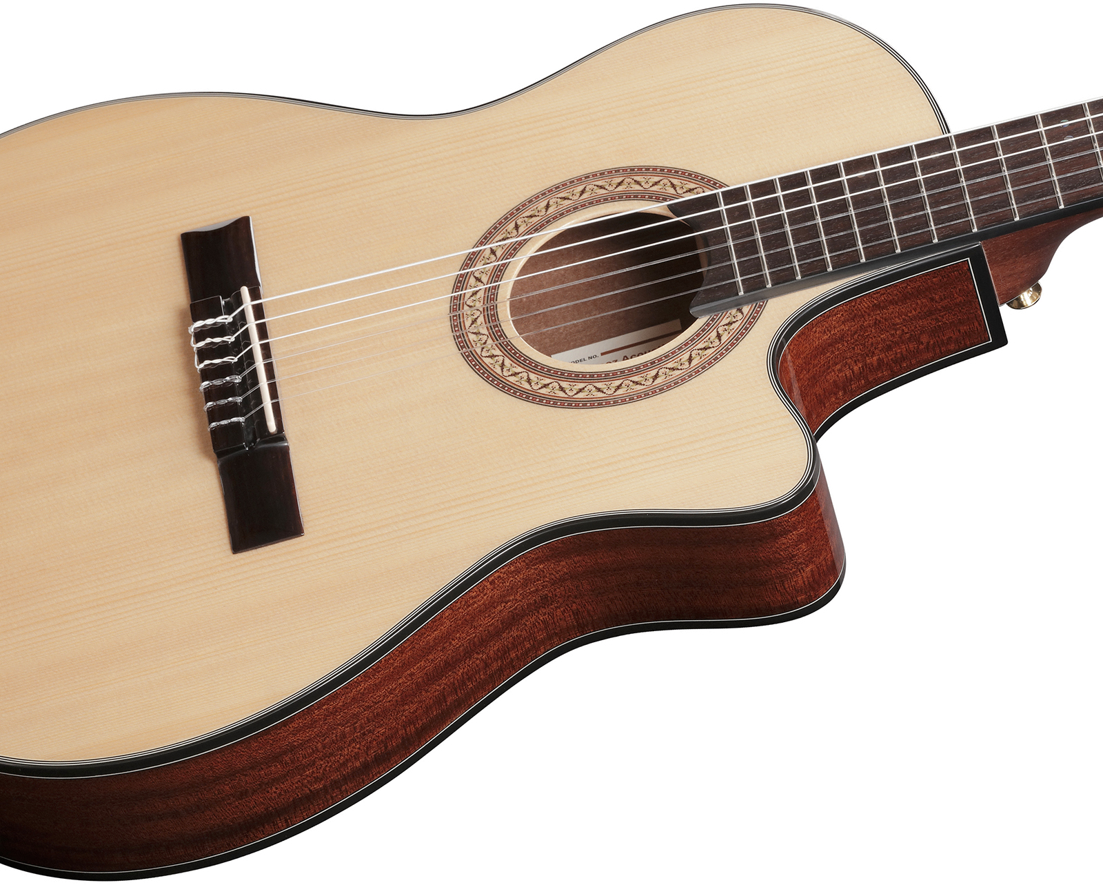 Ibanez Ga35tce Nt 4/4 Epicea Sapele Rw - Natural - Guitare Classique Format 4/4 - Variation 3