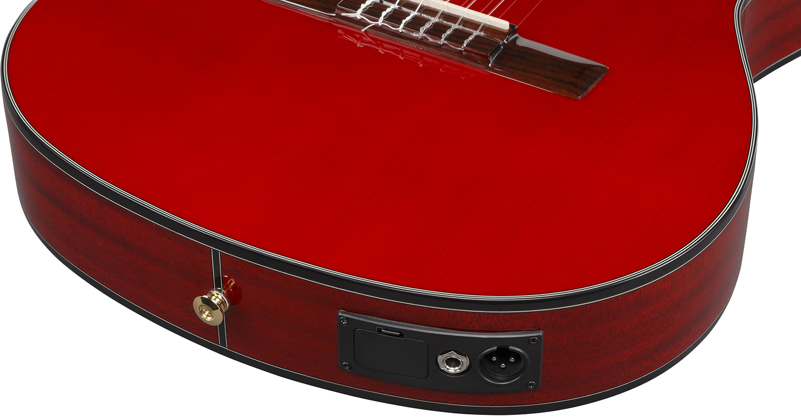 Ibanez Ga35tce Srr 4/4 Epicea Sapele Rw - Sapphire Red - Guitare Classique Format 4/4 - Variation 4