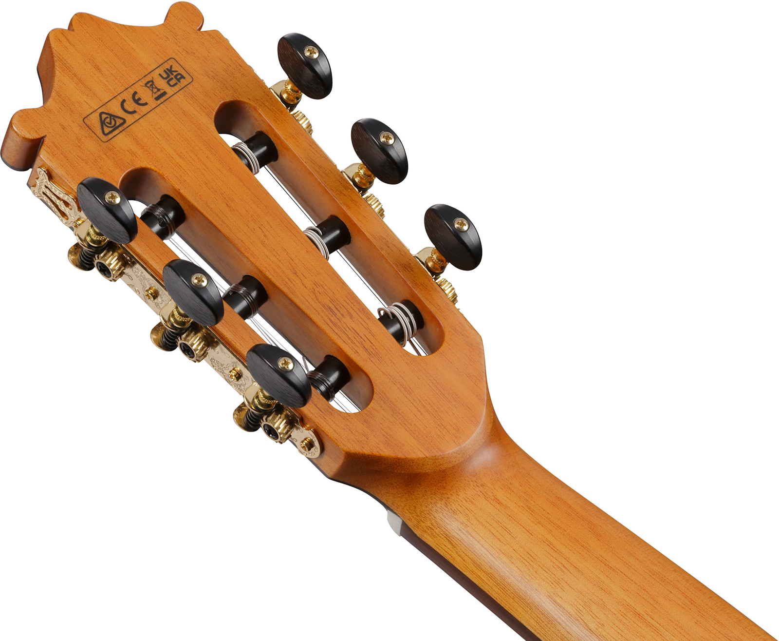 Ibanez Ga360tce Nt Classical 4/4 Thinline Epicea Acacia Rw - Natural High Gloss - Guitare Classique Format 4/4 - Variation 5