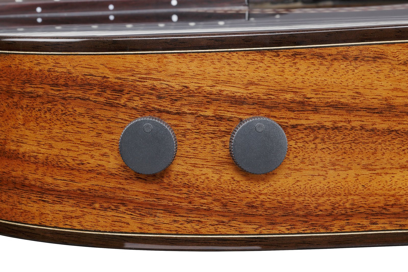 Ibanez Ga360tce Nt Classical 4/4 Thinline Epicea Acacia Rw - Transparent Black High Gloss - Guitare Classique Format 4/4 - Variation 5