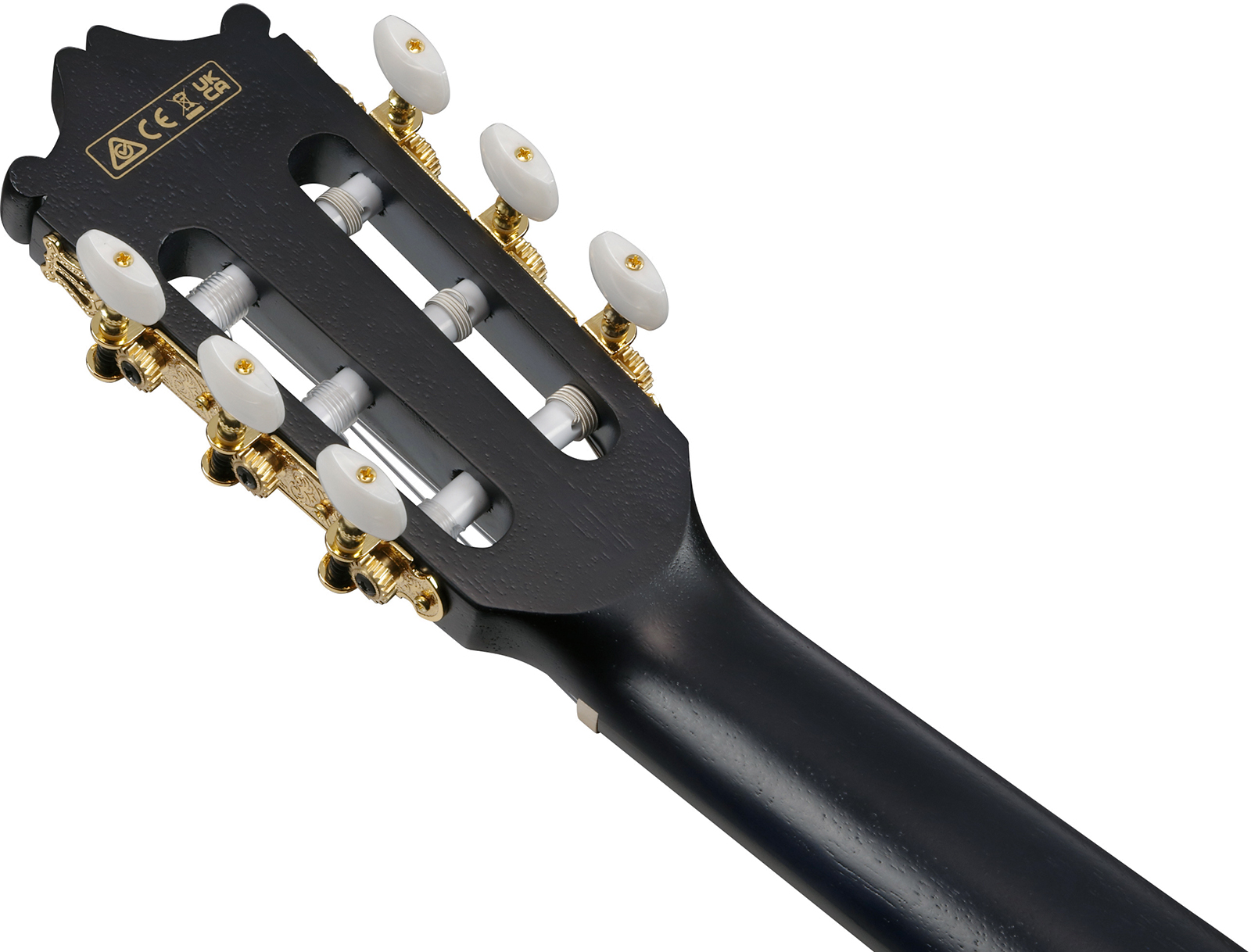 Ibanez Ga5fmtce Ob Classical 4/4 Thinline Cw Erable Sapele Pur - Open Pore Blue Berry - Guitare Classique Format 4/4 - Variation 6