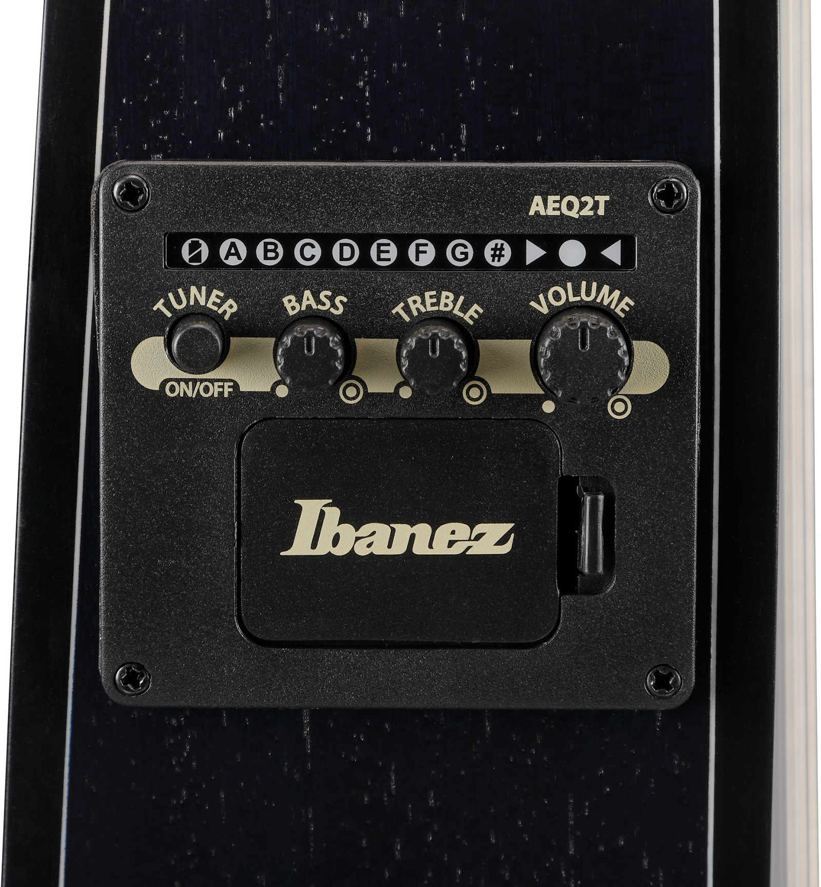 Ibanez Ga5fmtce Ob Classical 4/4 Thinline Cw Erable Sapele Pur - Open Pore Blue Berry - Guitare Classique Format 4/4 - Variation 7