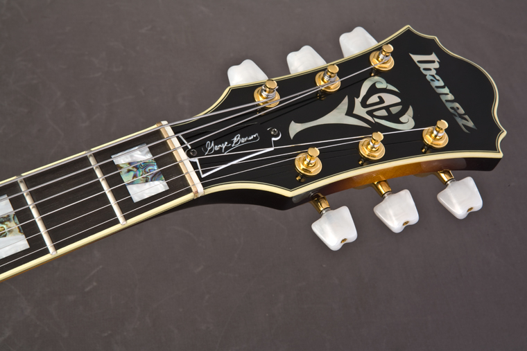Ibanez George Benson Gb10 Bs Prestige Japon Signature Hh Ht Eb - Brown Sunburst - Guitare Électrique 3/4 Caisse & Jazz - Variation 3